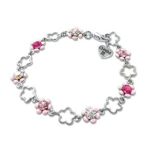 🌸Charm It Pink Flower Bracelet🌸
